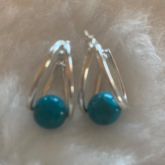 JCM Sterling Silver Earrings - Picture 1 of 1